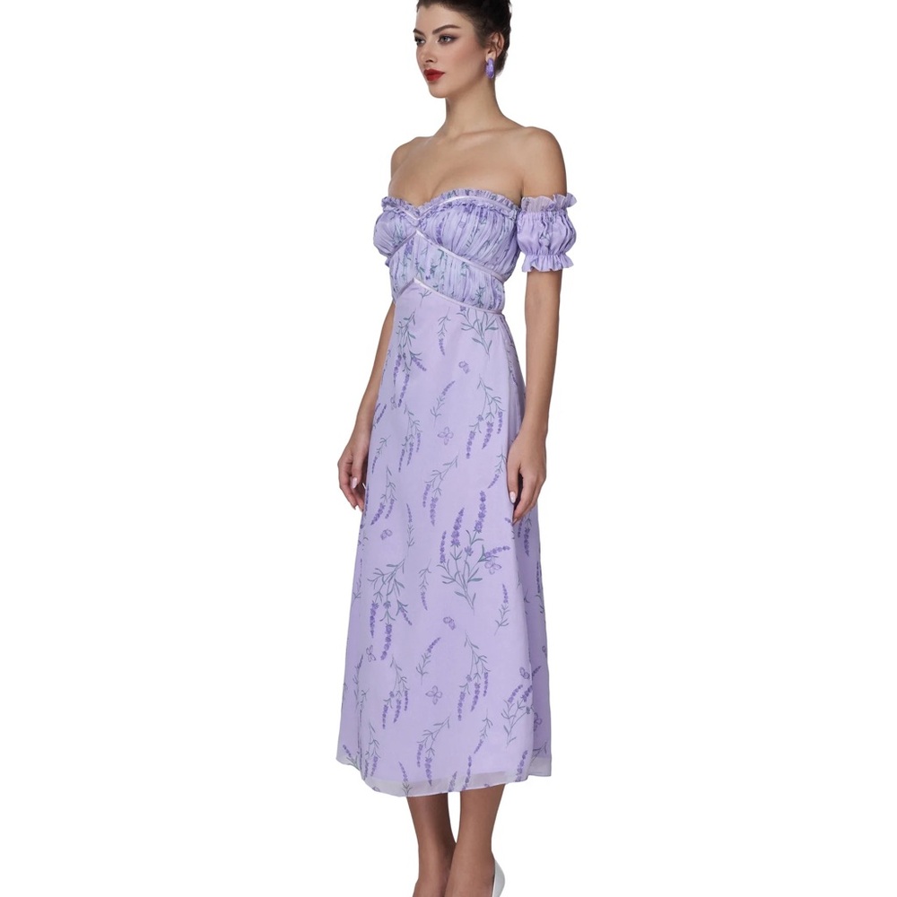 Adeirlina Miss Wisteria Midi Dress NWT Small